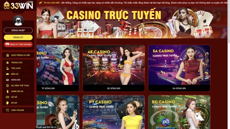 Giới Thiệu Về Sảnh Game Casino 333win